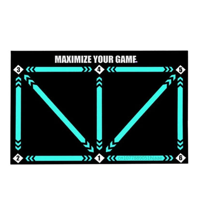 BowLift | Football Pro Training Mat | Anti-Slip, 2x2m Space & Video Program for Skill Enhancement and Home Training