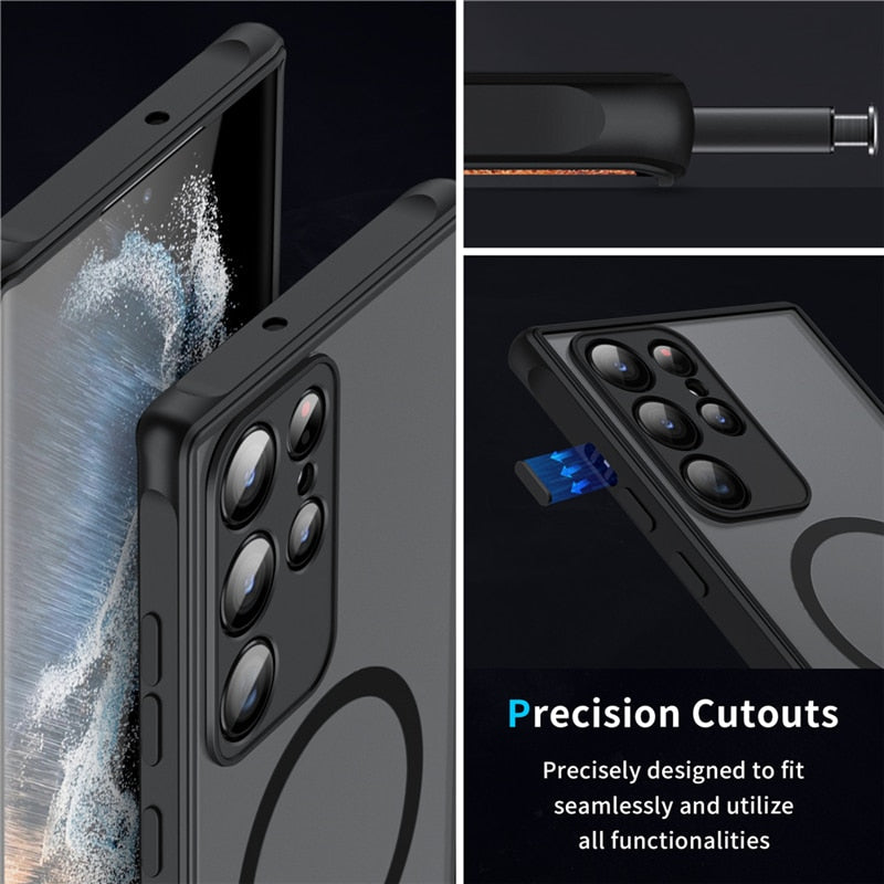 Sandsberg | Magnetic Samsung Phone Case | Shockproof Protection | Multiple Colors