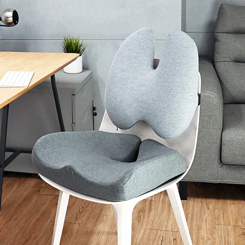 BowLift | Orthopedic Seat Cushion Set | Pain Relief for Tailbone & Lumbar Support for Office, Car & Home Use