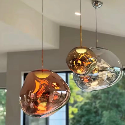 Skanto | NordicGlow – Elegant Glass Pendant Light | Modern Scandinavian Ceiling Lamp