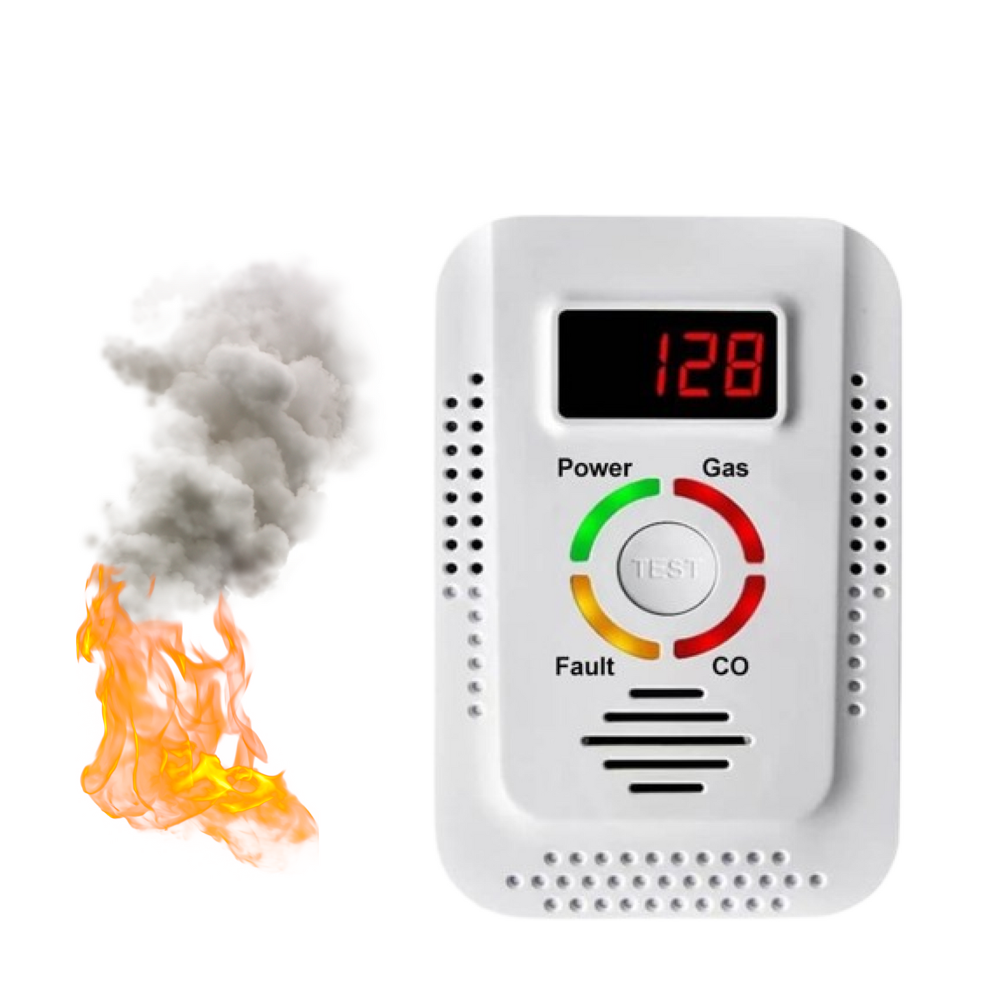 Skanto | Gas Leak Carbon Monoxide CO2 Detector Alarm for Home