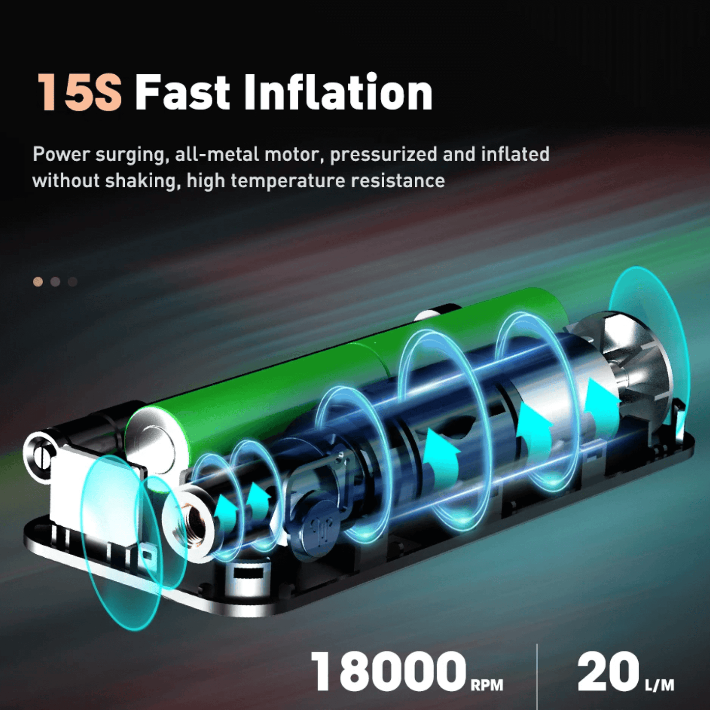 Skanto | Wireless Battery-Powered Air Pump Inflator