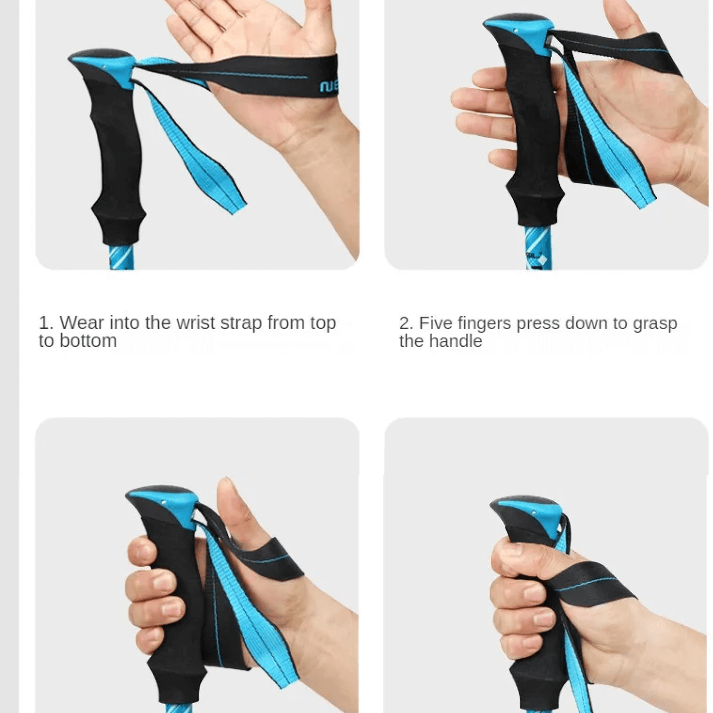 Skanto | Foldable Nordic Walking Poles Top Rated for Hiking Poles