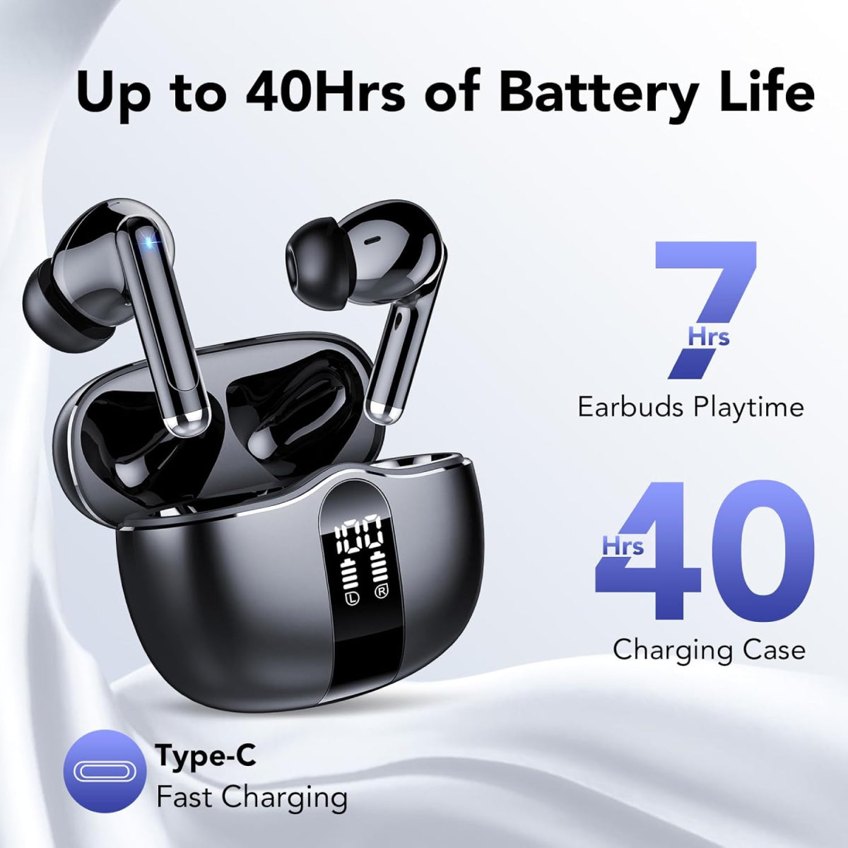 BowLift | Waterproof Bluetooth Earphones - Noise Cancelling Wireless Earbuds