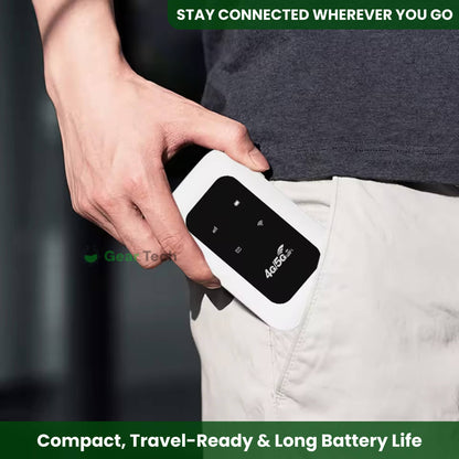 Skanto | Portable 5G Wi-Fi Router | Secure, High-Speed Connection for Travel and Home Use
