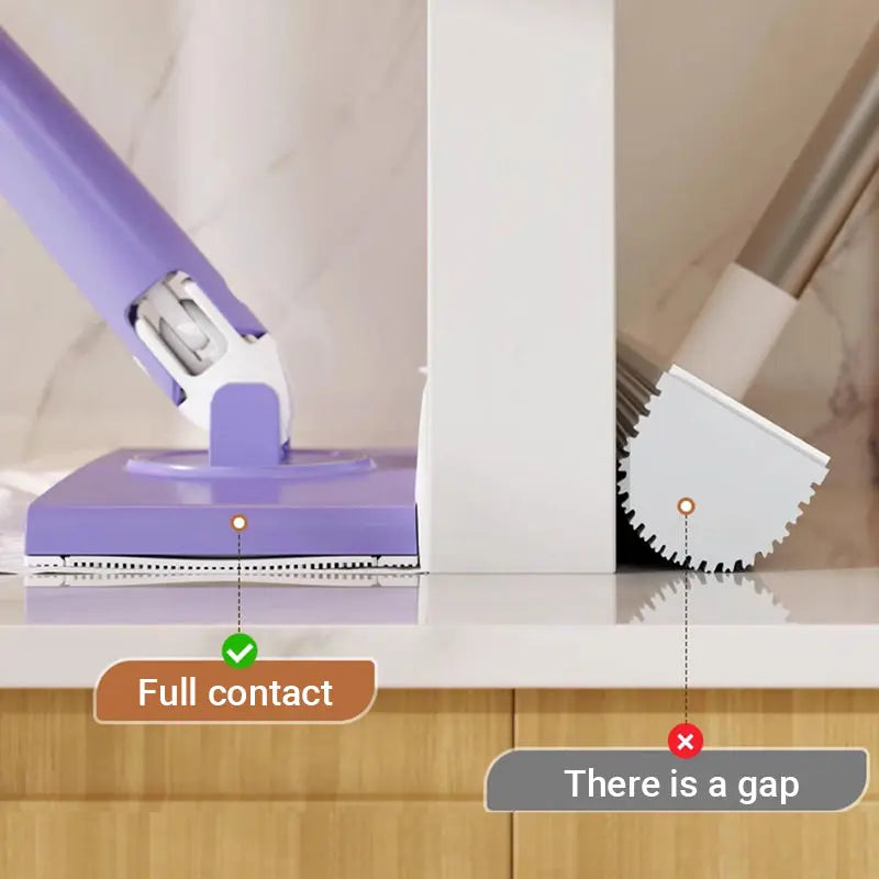 Hands-free Cleaning Mop for Wet Wipes – Clean without Bending