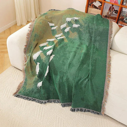 Skanto | Frida Sheep Woven Throw Blanket