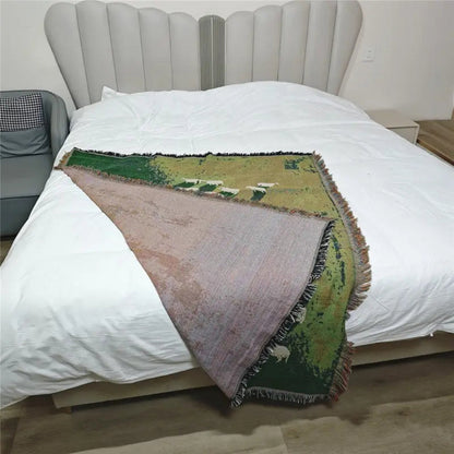 Skanto | Frida Sheep Woven Throw Blanket