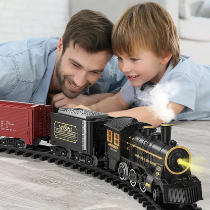 Skanto | TrackMaster Pro - Battery-Powered Electric Train Set with Realistic Sounds