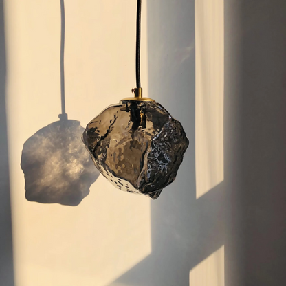 Skanto | Frostglow Glass Pendant Inspired by Ice Cubes
