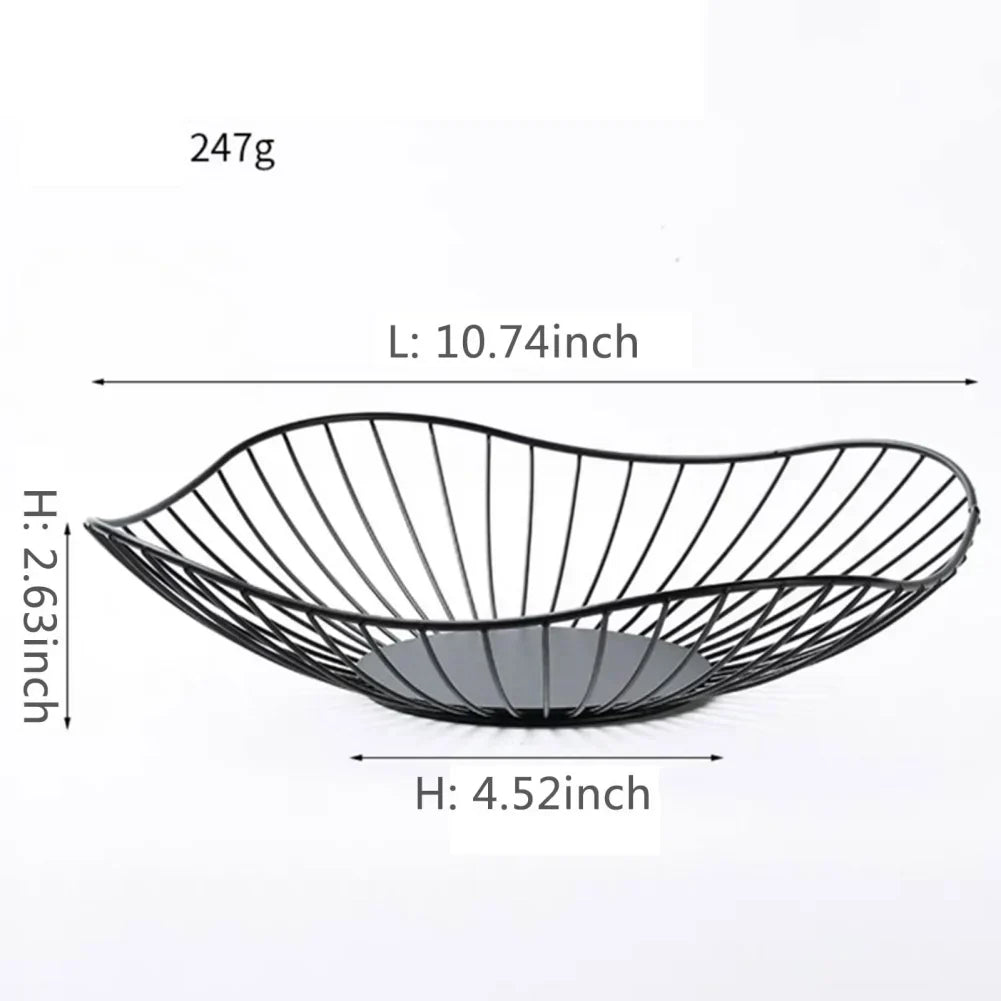 BowLift | Fruit basket – iron – hollow drain basket – living room decor