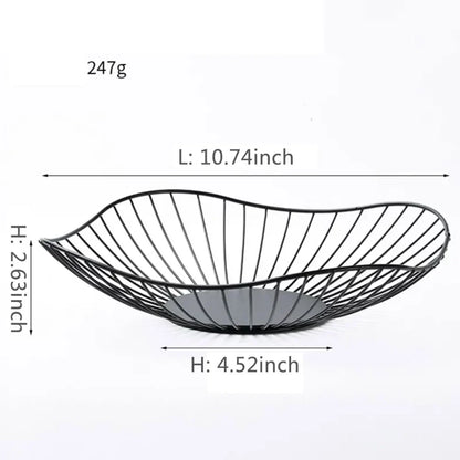 BowLift | Fruit basket – iron – hollow drain basket – living room decor