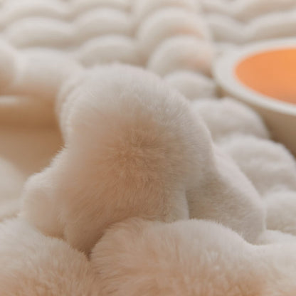 BowLift | Premium Bubble Double Layer Thick Faux Rabbit Fur Blanket