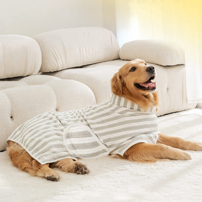 Skanto | Absorbent Thick Large Skin-Friendly Multi-Purpose Dog Bathrobe Towel