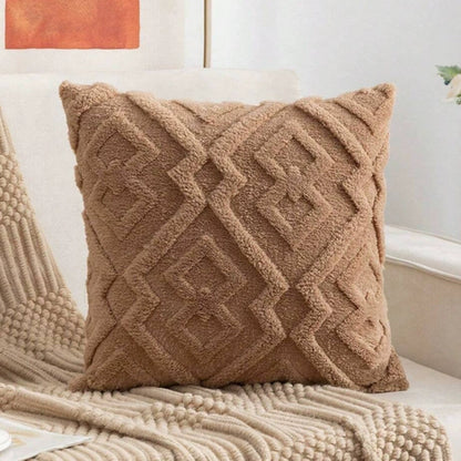 Skanto | Fuzzy Diamond Pattern Pillowcase