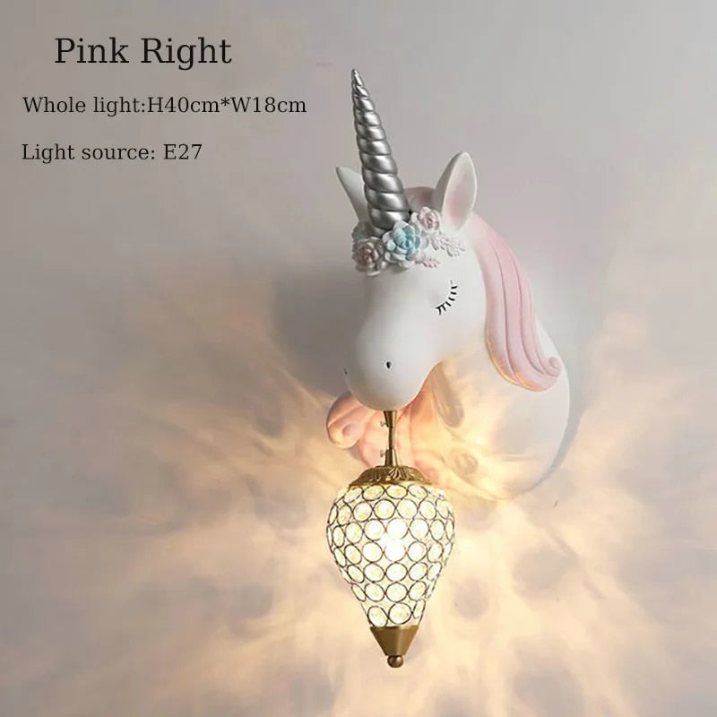 Skanto | Magical Unicorn Wall Lamp for Kids – Playful & Warm Light