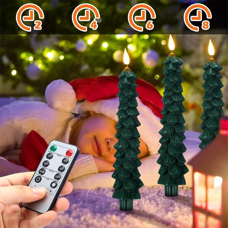 Skanto | Remote Controlled LED Candle for Magical Holiday Ambiance
