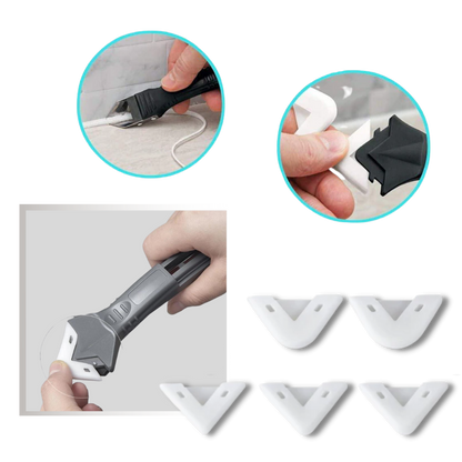 Multi-material Grout and Scraper Tool