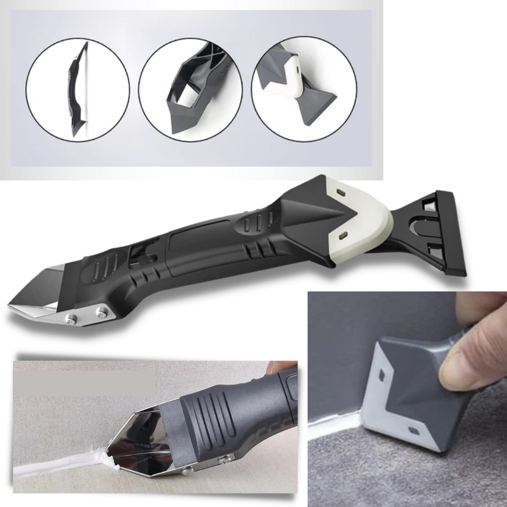 Multi-material Grout and Scraper Tool