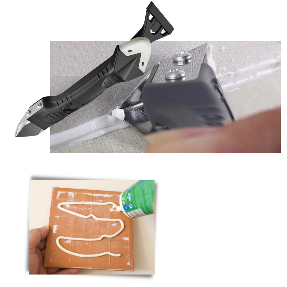 Multi-material Grout and Scraper Tool