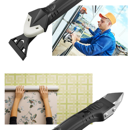 Multi-material Grout and Scraper Tool