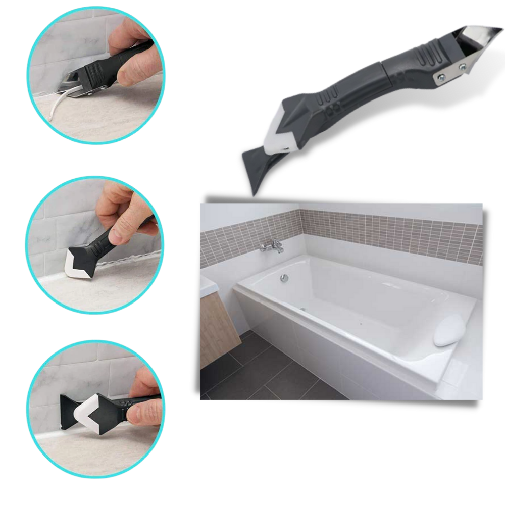 Multi-material Grout and Scraper Tool