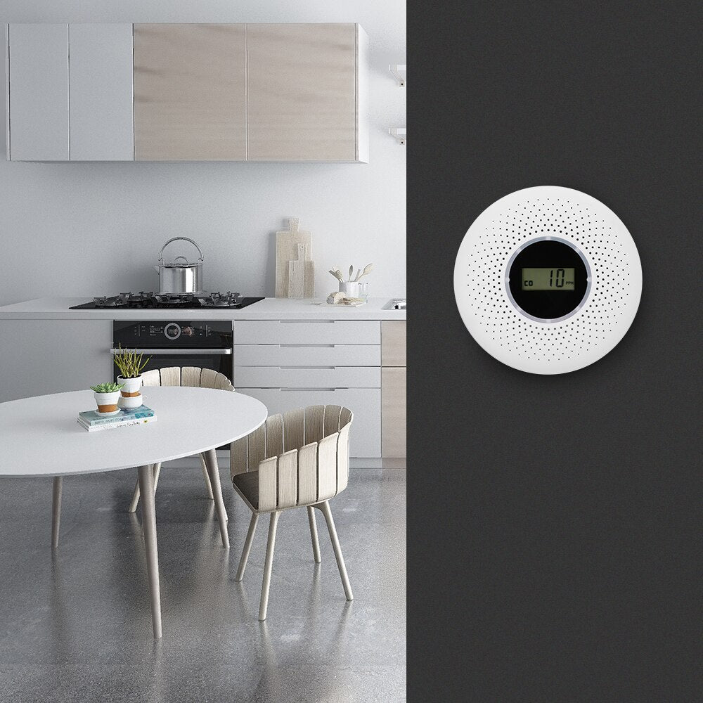 Skanto | CombiSafe Smoke and Carbon Monoxide Detector with Long-Lasting Battery