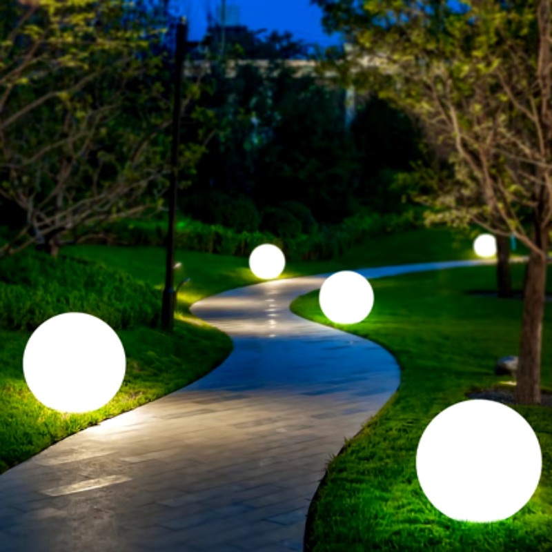 BowLift | Waterproof Solar-Garden Ball Lamps – RGB LED Lighting for Outdoors