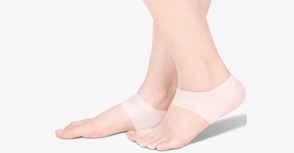 BowLift | Silicone Gel Heel and Ankle Sock for Plantar Fasciitis