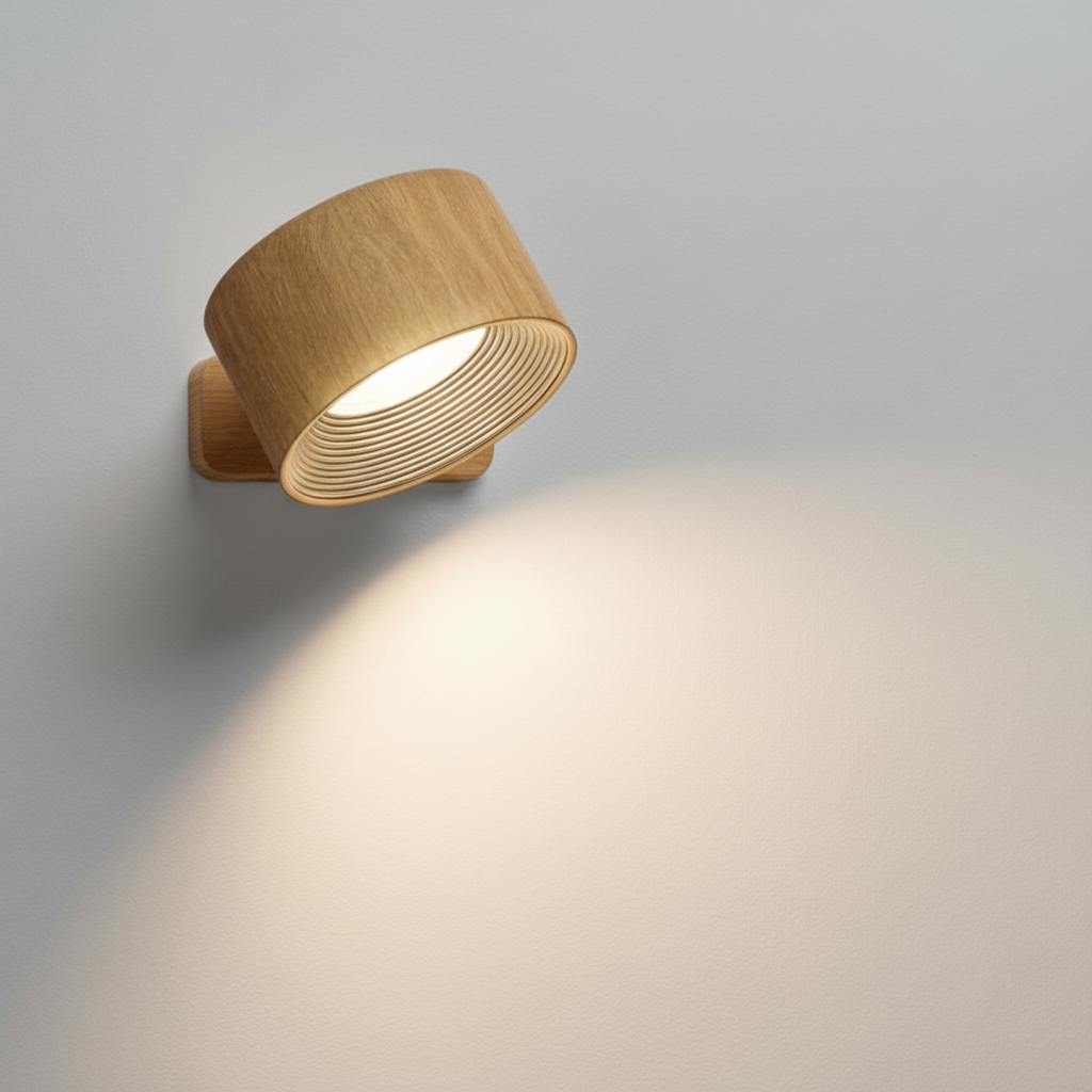 Wireless Wall Lamp – 360° Adjustable and Rechargeable LED Lighting (USB)