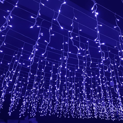 Skanto | 50m LED Icicle Curtain Lights – 36V Low Voltage Christmas Lights Outdoor Waterproof