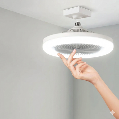 LED Ceiling Fan for Screw Installation – No Electrician Needed, Includes Remote Control | Skanto