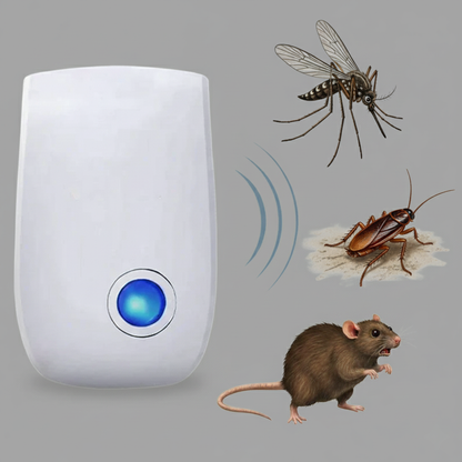 Skanto | Ultrasonic Pest Repeller – Odorless Pest Control Safe for Kids & Pets