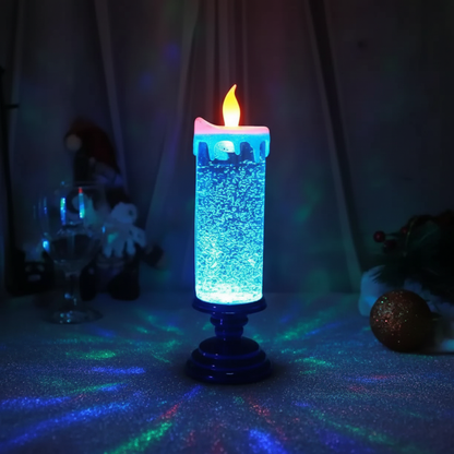 Skanto | LED Glitter Light with Base – Flameless Christmas Decoration with Color Change