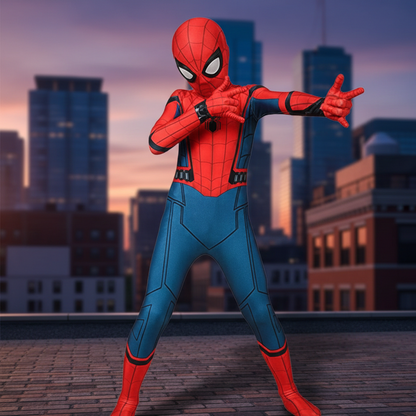 Realistic superhero costume for children and adults