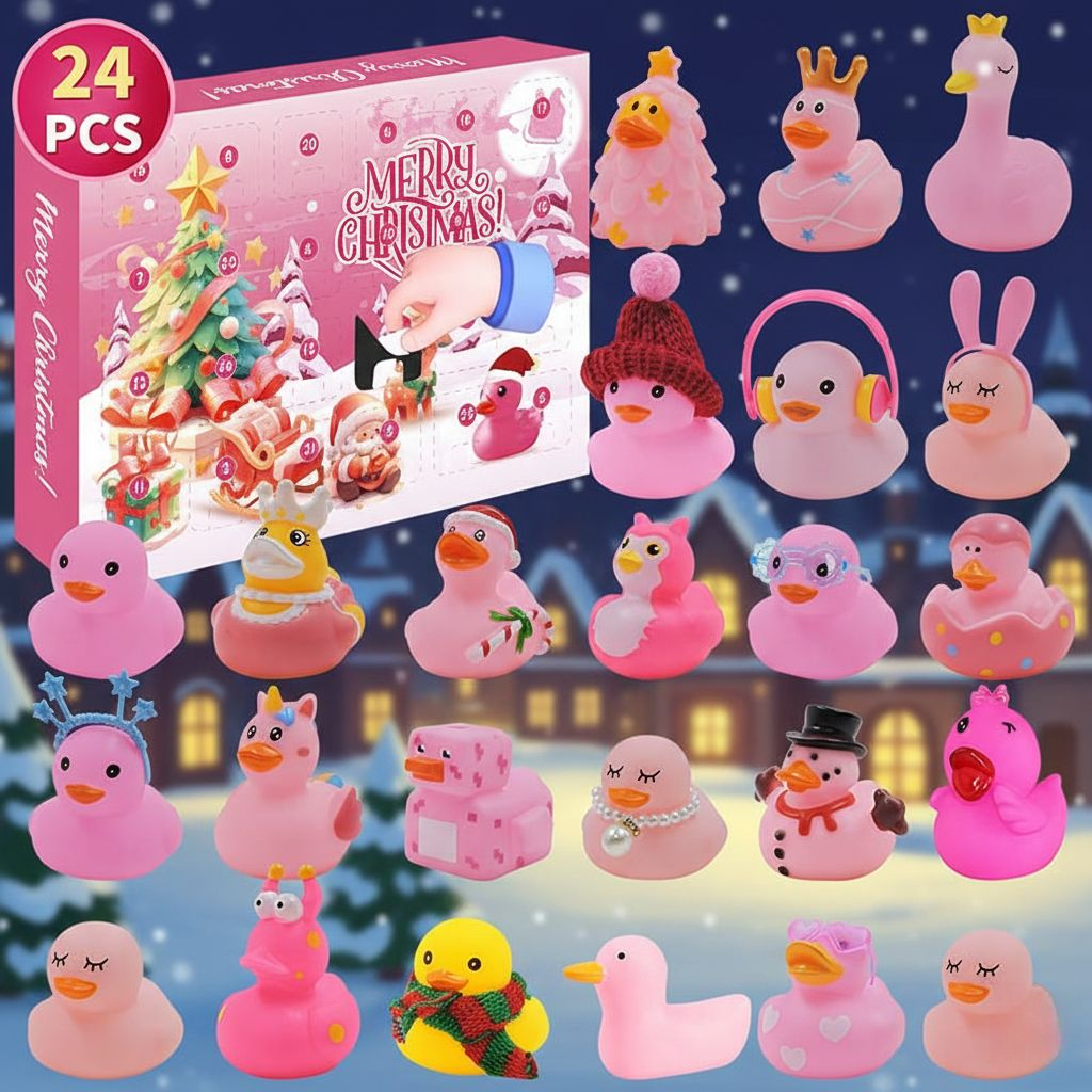Skanto | Advent Calendar – 24 Days of Gummy Bears & Squishy Toys for Kids