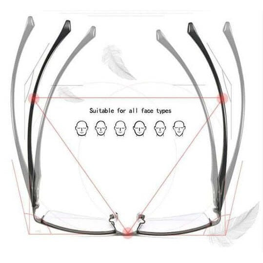 Reading glasses | Progressive glasses with anti-glare protection for drivers