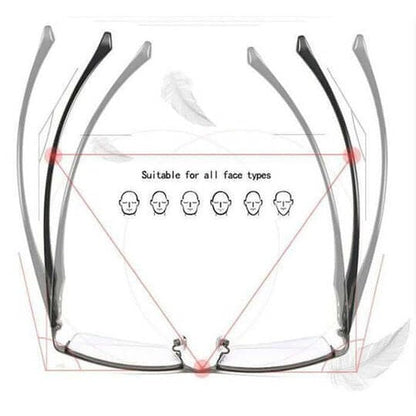 Reading glasses | Progressive glasses with anti-glare protection for drivers
