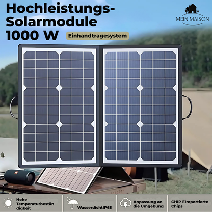 PowerFlex 1000W Foldable Solar Panel – Portable Solar Power for Camping and Outdoor | Bowlift