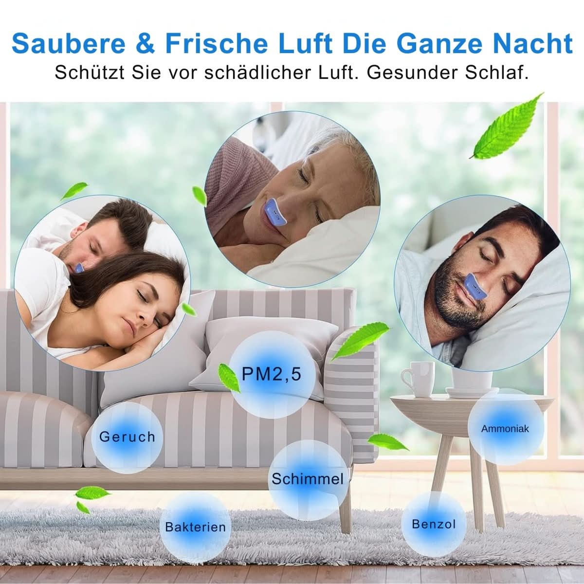 Skanto | Compact CPAP Device for Snoring and Sleep Apnea