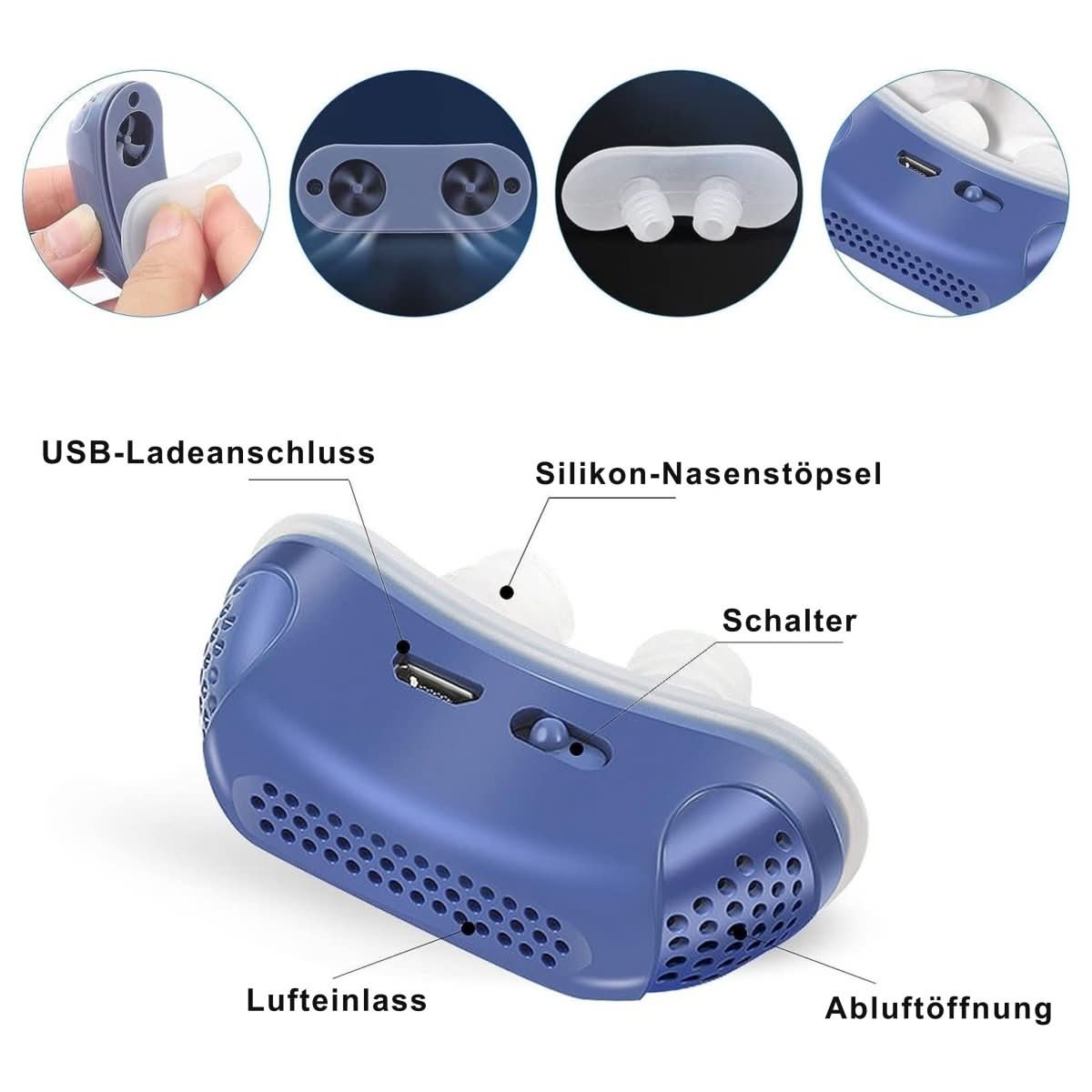 Skanto | Compact CPAP Device for Snoring and Sleep Apnea