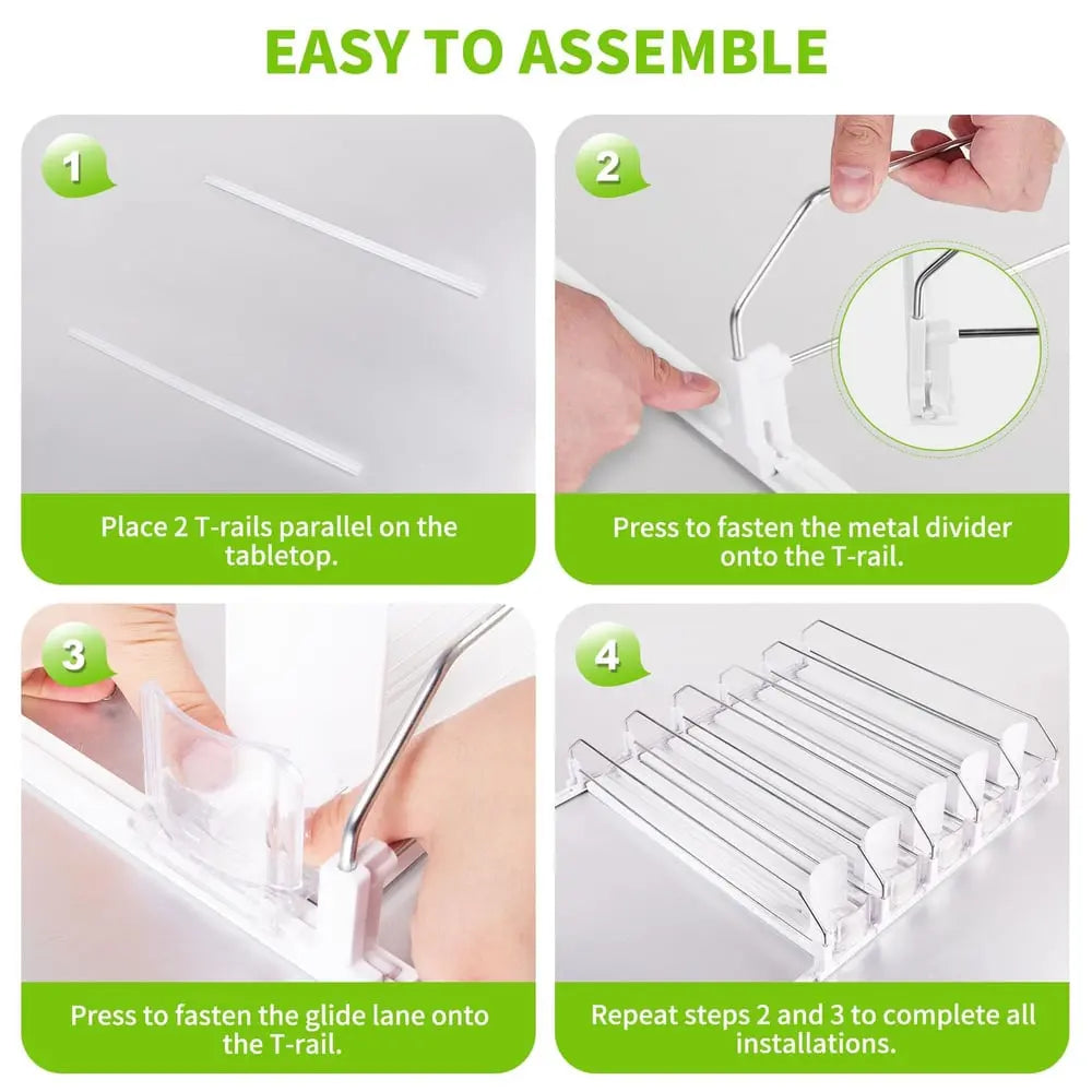BowLift | Beverage Organizer with Ejection Mechanism – for Refrigerator & Pantry Shelf