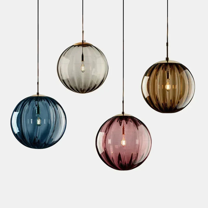 Skanto | Modern Glass Ceiling Lamp with Integrated LED Lighting