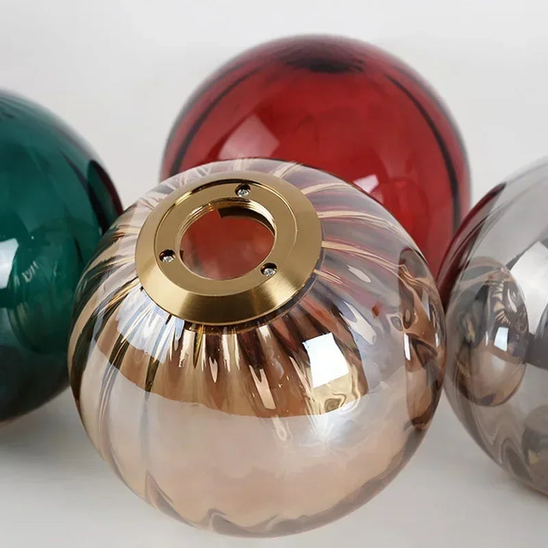 Skanto | Modern Glass Ceiling Lamp with Integrated LED Lighting
