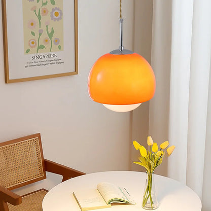 Nordic Glass Pendant Light – Retro Hanging Lamp for Dining Room & Kitchen | Skanto