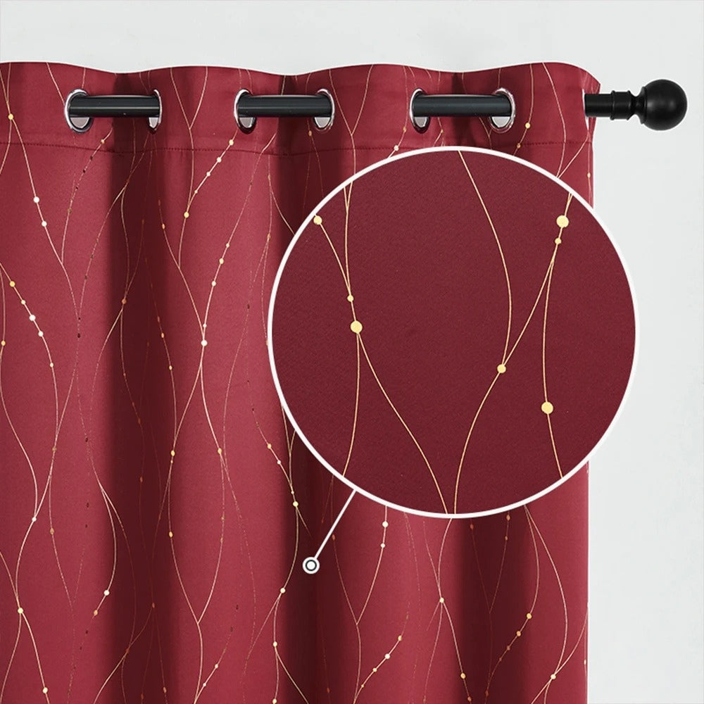 Skanto | Gleam Chic Blackout Curtains