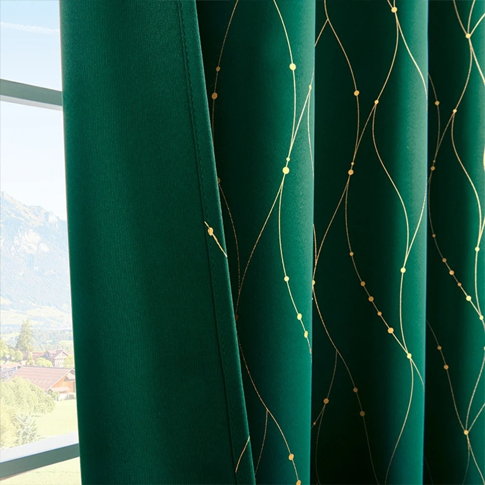 Skanto | Gleam Chic Blackout Curtains