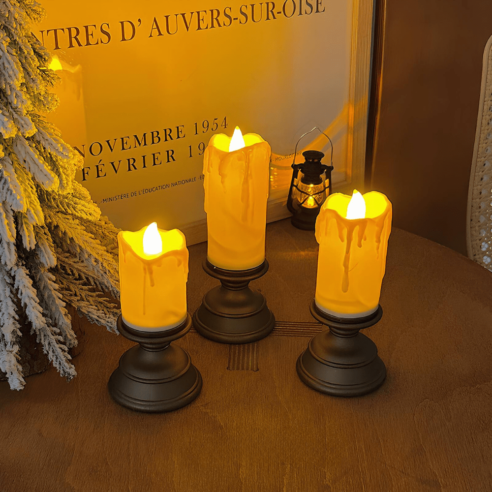 Skanto | Flameless Candle with Realistic Flame Effect