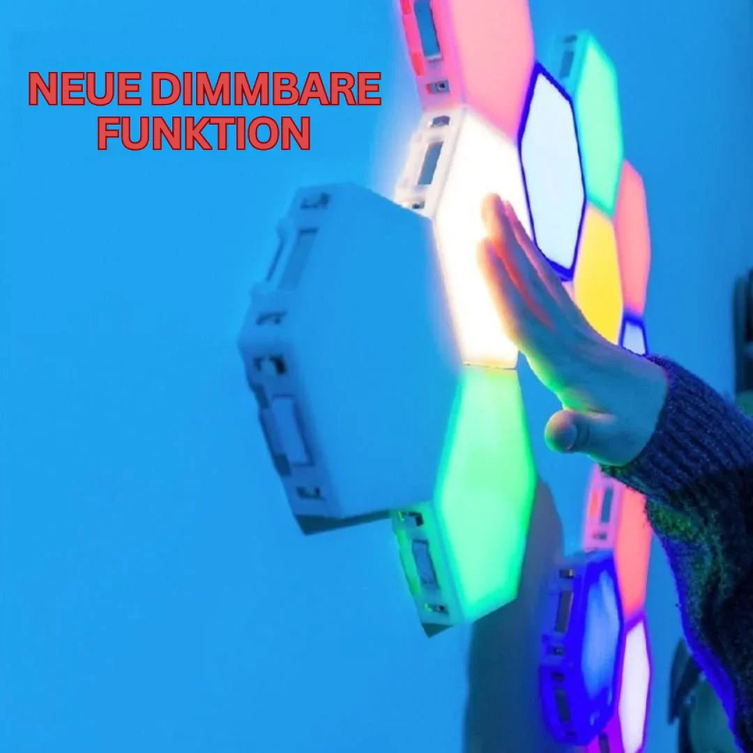 Skanto | Interactive Hexagonal LED Panels with RGB Color Control and Music Sync