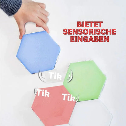 Skanto | Interactive Hexagonal LED Panels with RGB Color Control and Music Sync